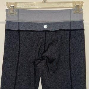Lululemon Dark Grey Flare Yoga Pants (reversible)